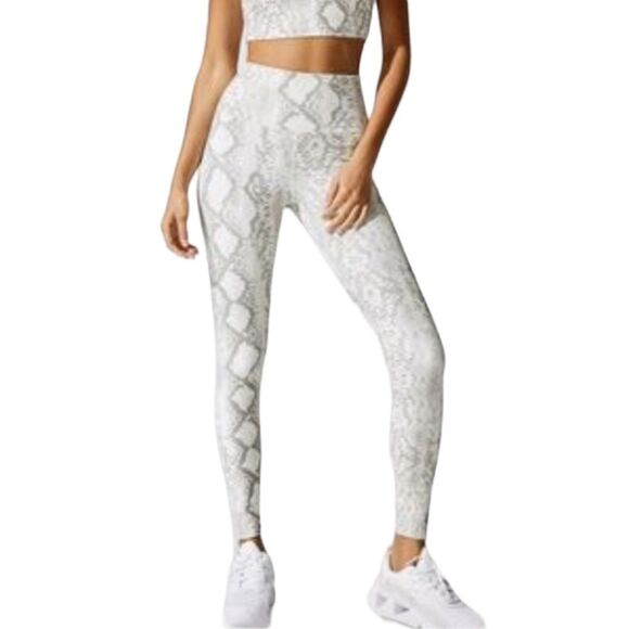 REVOLVE Beach Riot Ayla Taupe Snake Print High Wait Legging US XS - Picture 1 of 14